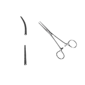 CRILE Hemostatic Forcep - curved
