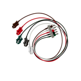 DIN To Snap Unshielded EKG Leadwire with PVC Wire Coating – 18"