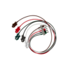 Snap Shielded Twin-Pin EKG Leadwire with Polyurethane Wire Coating