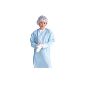 Isolation gown, Poly-coated, Universal