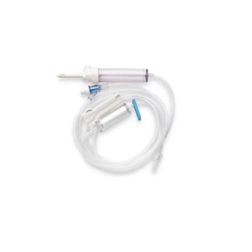 Paclitaxel Set, 0.22 Micron Downstream High Pressure Filter, CLEARLINK Luer Activated Valve, 10GTT, L107" - Baxter