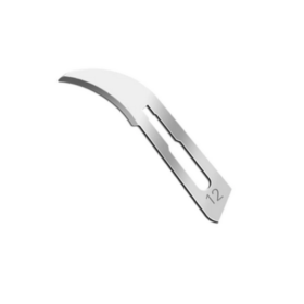 BLADE SCALPEL SS ST SZ12 100EA/BX - Almedic Ltd