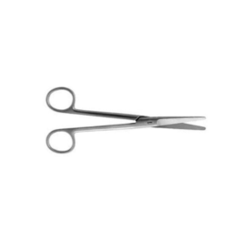 Mayo Scissors, Straight, Floor Quality, L6-1/2" - Almedic Ltd